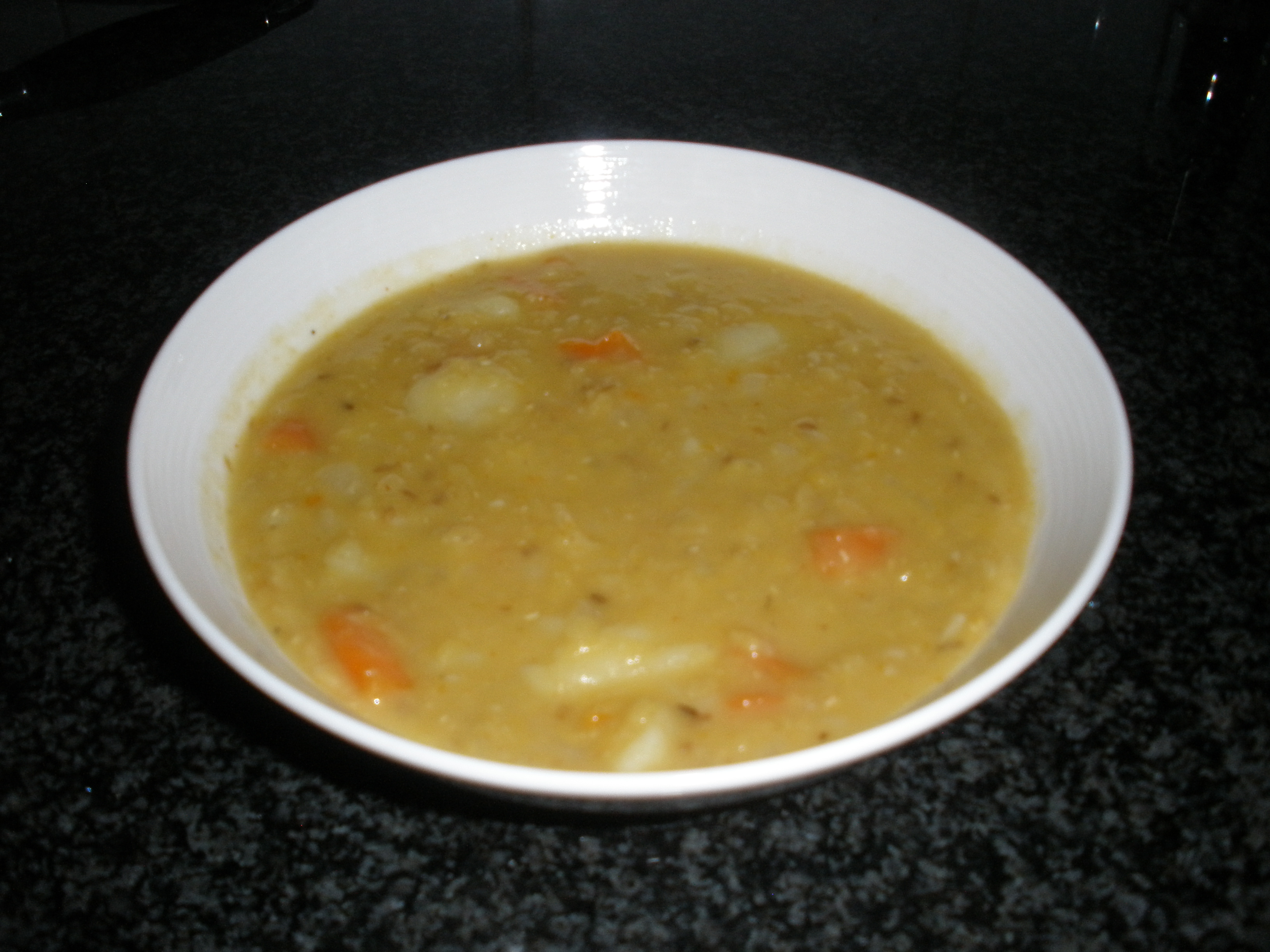 Potato, Carrot and Lentil Soup