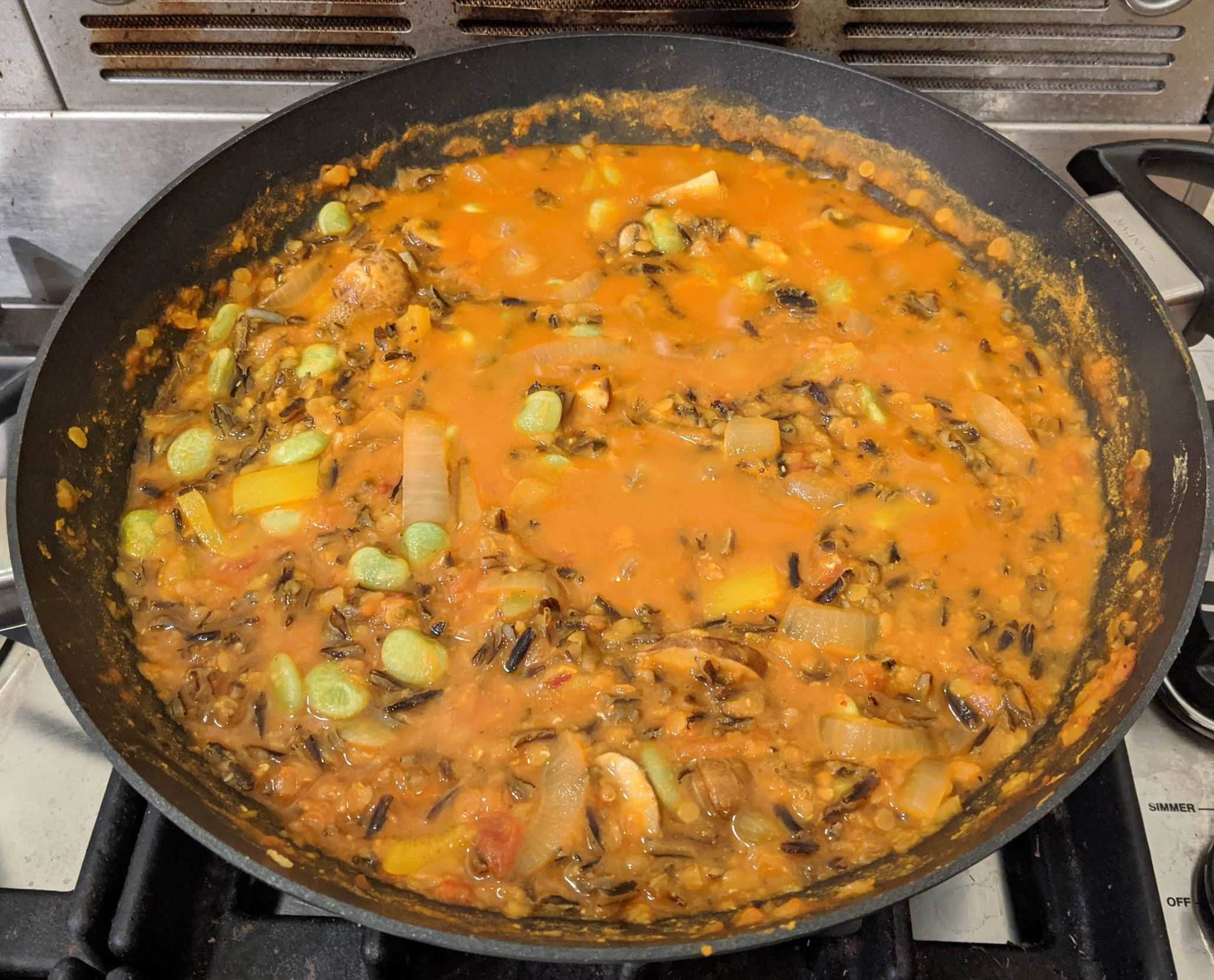 Vegan Lentil and Wild Rice Casserole